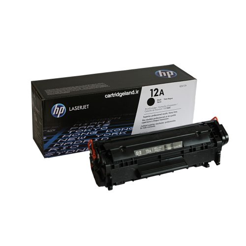خرید کارتریج لیزری HP 12A باکیفیت، مناسب پرینترهای HP LaserJet سری 1010 و 1020 با ضمانت چاپ تا آخرین برگ ، امکان سفارش آنلاین یا خرید حضوری از کارتریج لند.